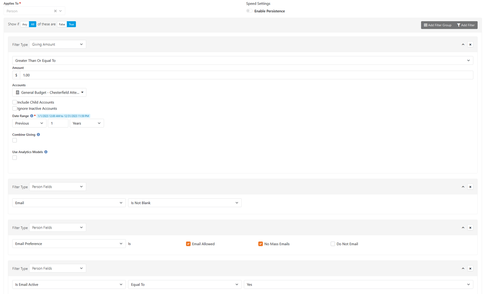 Contribution Statement Dataview