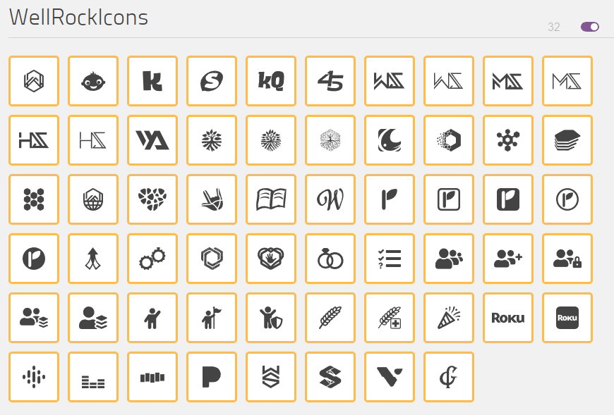 Custom icon examples