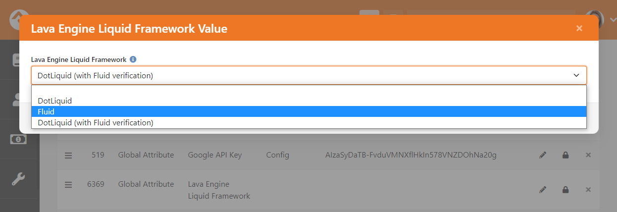 Lava Engine Liquid Framework