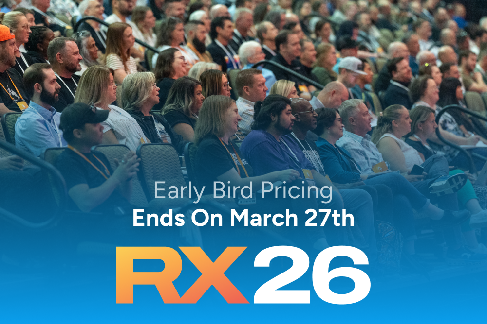 RX26 Early Bird Pricing 4 Weeks Left